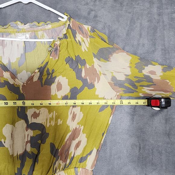 Velvet Dress by Graham & Spencer Regina Soho Print Long Sleeve Dress XL FLAW - Picture 12 of 12